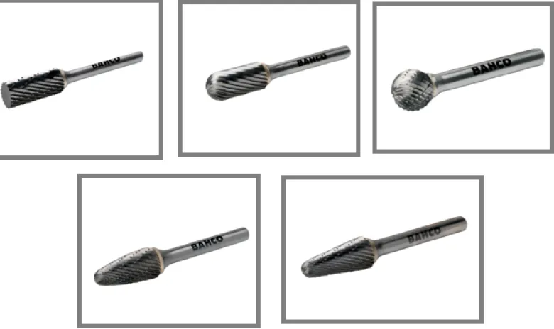 Bahco Roterande filar set2 5-delar