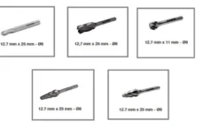 Bahco Roterande filar set 5-p Aluminium