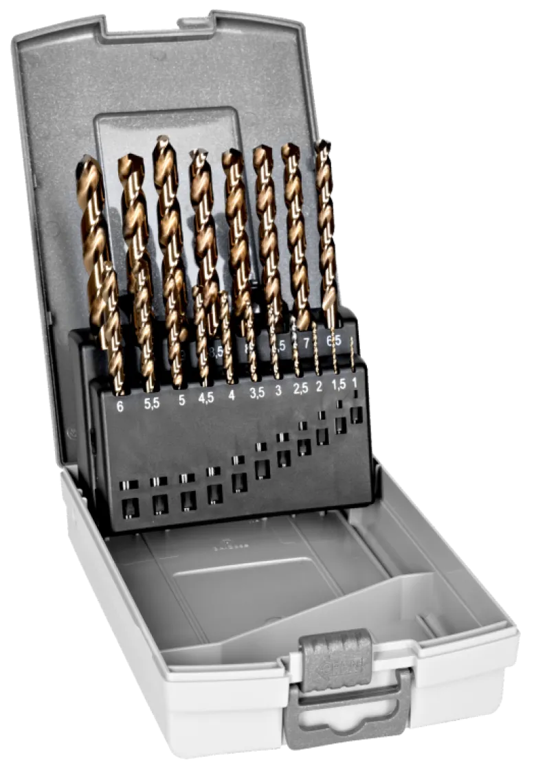 Bahco Spiralborrsats HSS-E 19-delar
