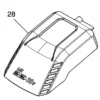 Batterilucka till DLM382, DLM432