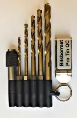 Bitsborrsats 1/4" bitsfäste 6-del