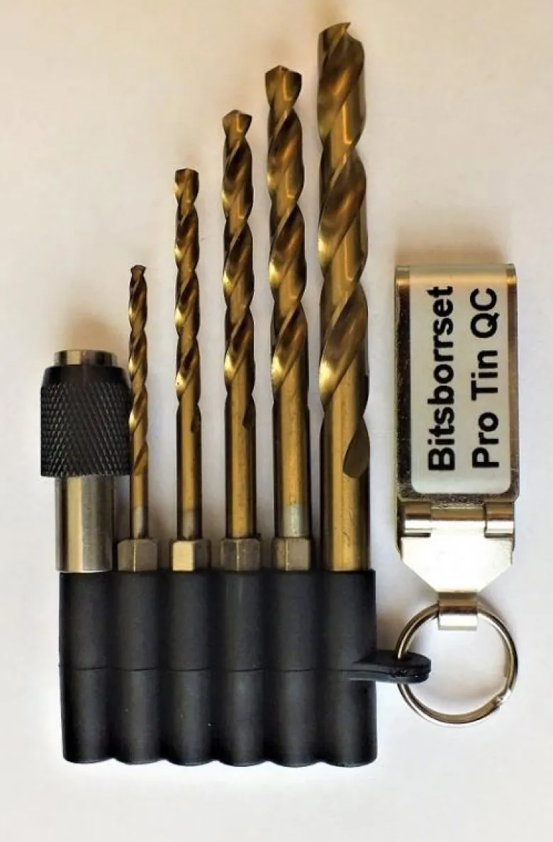 Bitsborrsats 1/4" bitsfäste 6-del