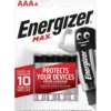 Energizer Batteri AAA LR03 4-pack