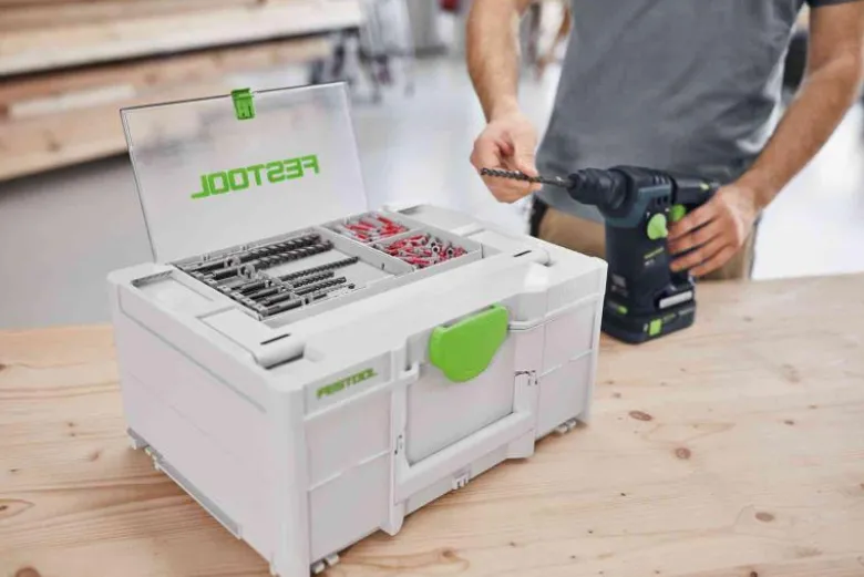 Festool Borrkassett BKS SYS3 D5-12 SDS 7-delar