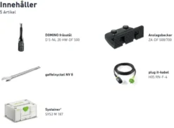 Festool Förbindningsfräs DOMINO DF 500 RQ-Plus