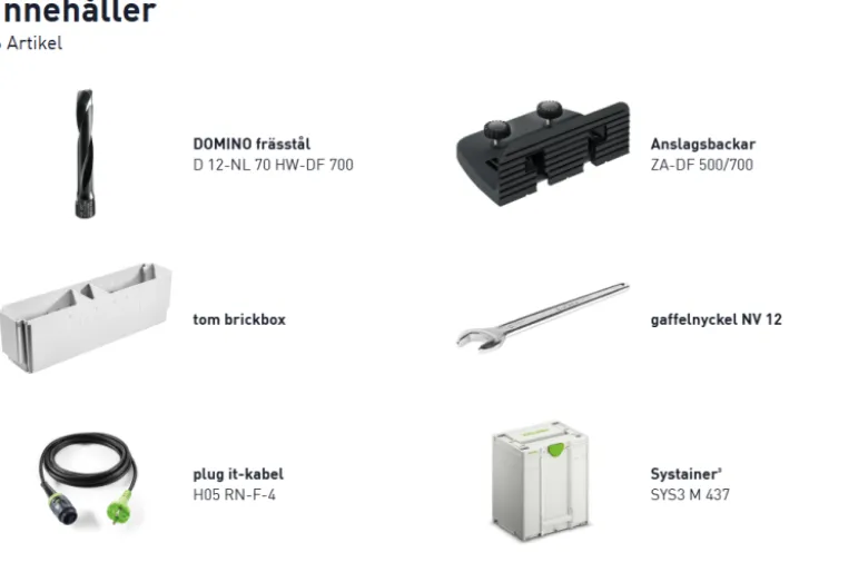 Festool Förbindningsfräs DOMINO XL DF 700 EQ-Plus
