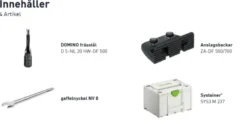 Festool Förbindningsfräs 18V DOMINO DFC 500 E-Basic