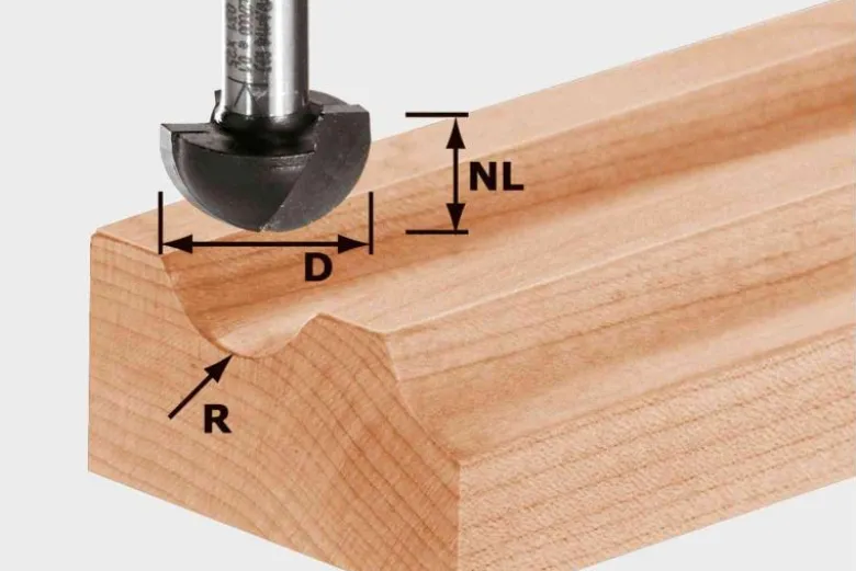 Festool Hålkälsfräs HW S8 R6,35
