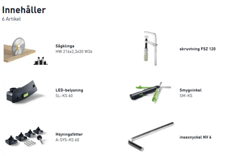 Festool Kap och gersåg KAPEX KS 60 E-set