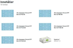 Festool Slippapper-systainer 80x133 GR SYS