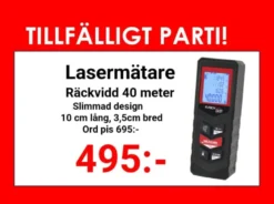 Futech Avståndsmätare slim DM3540 40M