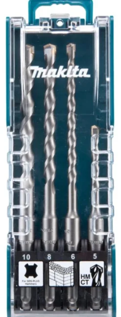 Hammarborrsats 2-skär SDS-PLUS 4-delar (2-pack)