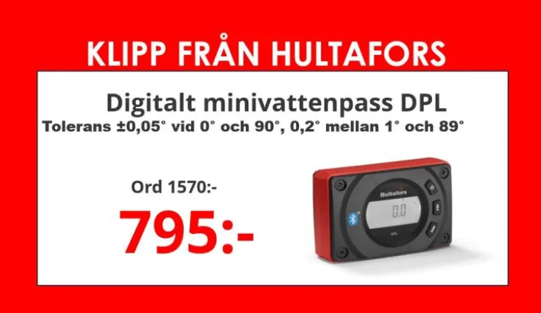 Hultafors Digitalt Minivattenpass DPL