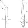 Knipex Monteringstång böjd 280