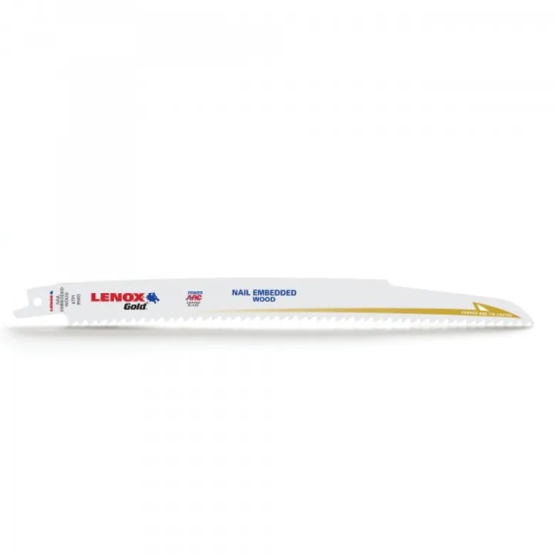 Lenox Gold Tigersågblad Trä med spik 305mm 6TPI 5-pack