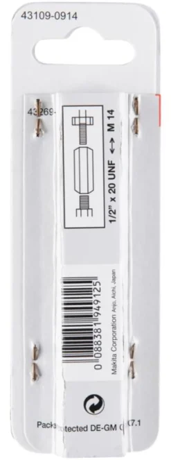 Makita Adapter 1/2"x20 UNF - M14