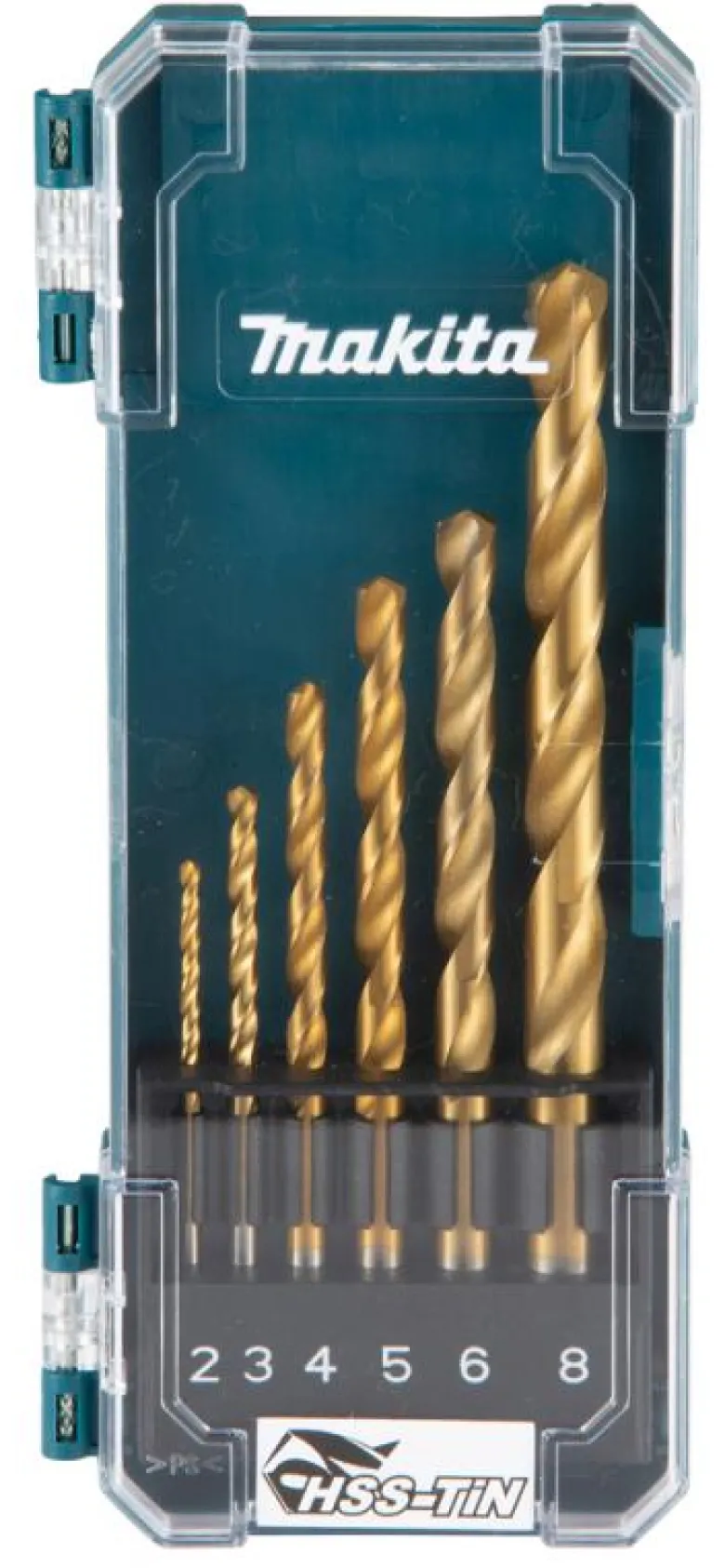 Makita Borrsats 6-delar HSS-TIN