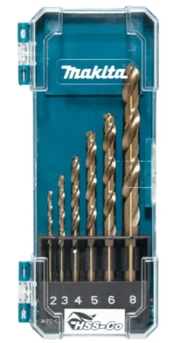 Makita Borrsats HSS-Co 2-8mm, 6-delar