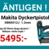 Makita DBN501ZJ Dyckertpistol 18 volt