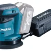 Makita DBO180RTJ Excenterslip 18V 125mm, komplett