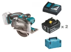 Makita DCS552RTJ Metallcirkelsåg 18V, 136mm komplett