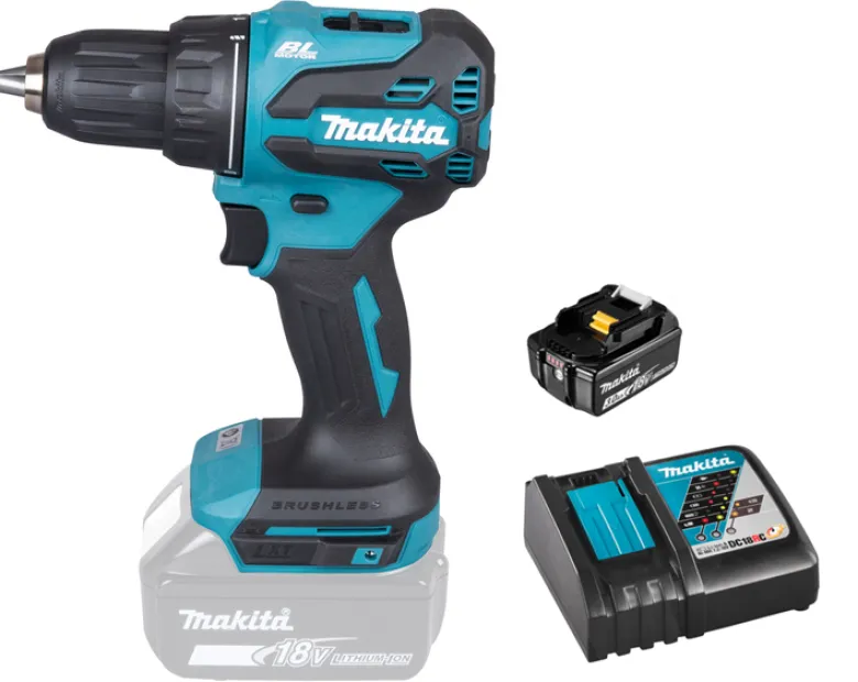 Makita DDF490-Easy Borrskruvdragare 18V + Power3