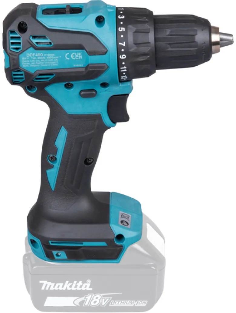Makita DDF490RTJ Borrskruvdragare 18V, komplett