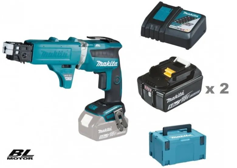 Makita DFS452TJX2 Gipsautamat 18V komplett