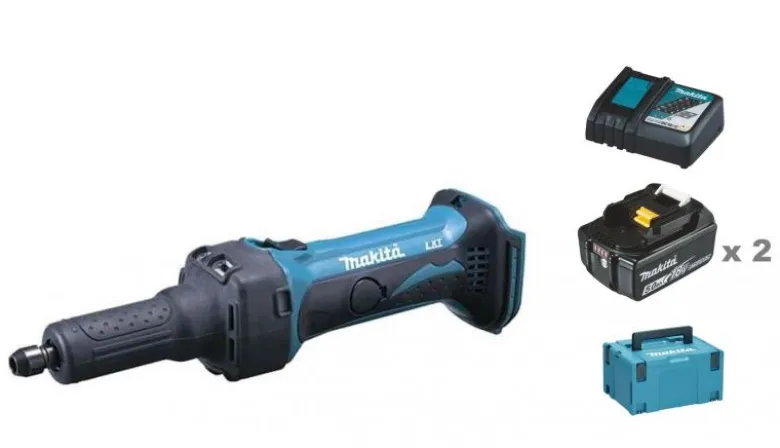 Makita DGD800RTJ Rak slipmaskin 18V, komplett