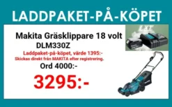 Makita DLM330Z Gräsklippare 18V