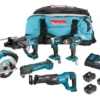 Makita DLX6038G Combokit 6,0Ah (6 st maskiner i väska) +1st extra 5,0Ab-batteri-på-köpet! Värde 995:-