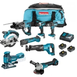Makita DLX6038G Plusplus Combokit 6,0 Ah (8 st maskiner i väska) +1st extra 5,0Ab-batteri-på-köpet! Värde 995:-
