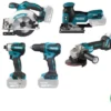 Makita DLX6141G PlusPlus Combokit 8 st maskiner & väska +1st extra 5,0Ah-batteri-på-köpet! Värde 995:-
