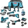Makita DLX6038G Superplus Combokit 6,0Ah (9st maskiner+radio i väska) +1st extra 5,0Ab-batteri-på-köpet! Värde 995:-