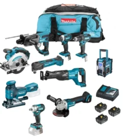 Makita DLX6038G Superplus Combokit 6,0Ah (9st maskiner+radio i väska) +1st extra 5,0Ab-batteri-på-köpet! Värde 995:-