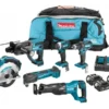 Makita DLX6038T Combokit (6 st maskiner i väska +1st extra 5,0Ab-batteri-på-köpet! Värde 995:-