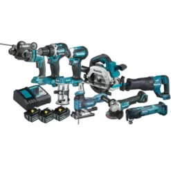 Makita DLX9009T Combokit (9 st maskiner i väska)