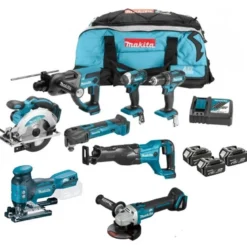 Makita DLX6038T Plusplus Combokit (8 st maskiner i väska) +1st extra 5,0Ab-batteri-på-köpet! Värde 995:-
