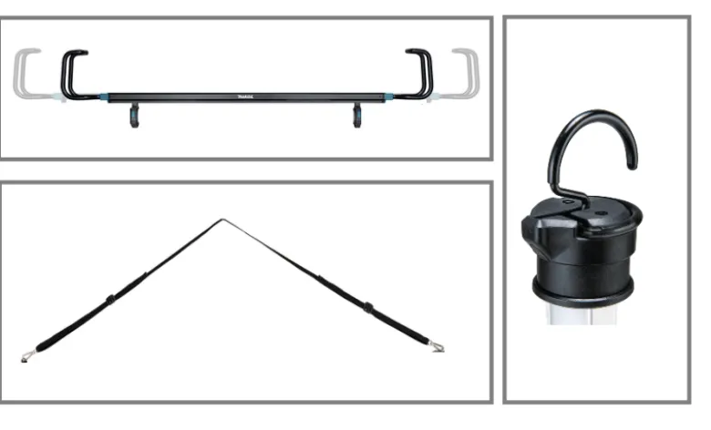 Makita DML818 LED-stavlampa 18V, 1700 lumen