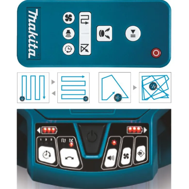 Makita DRC200Z Robotdammsugare 2x18V