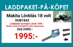 Makita DUB184Z Lövblås 18V