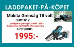 Makita DUC101Z Grensåg 18V (10cm)