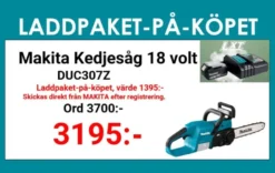 Makita DUC307Z Kedjesåg 18V (30cm)