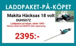Makita DUH507Z Häcksax 18V • 500 mm • 15 mm