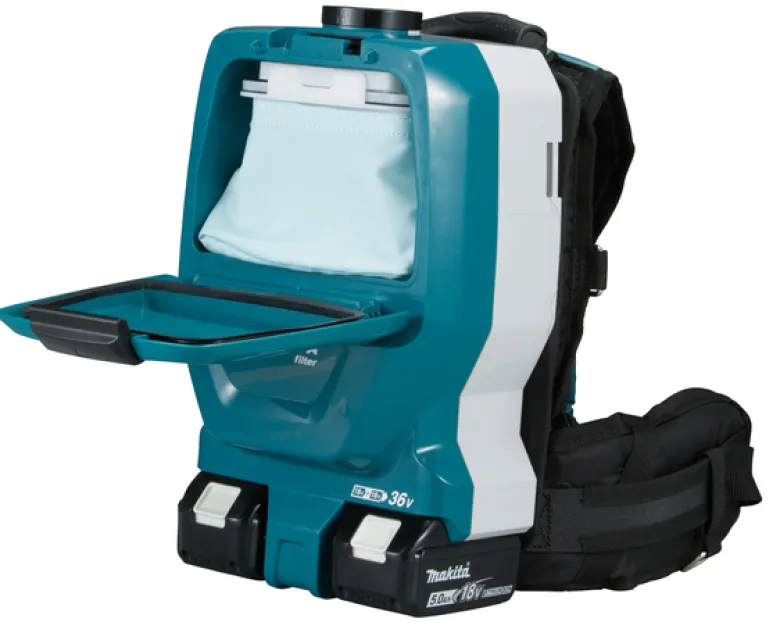Makita DVC265ZXU Ryggburen Dammsugare 2x18V