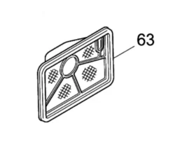 Makita Filter till motorkap EK7650H, EK7651H