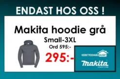 Makita Hoodie grå