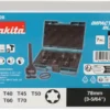 Makita impact Bitshylsa-sats Torx 7-delar