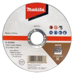 Makita kapskiva 125x1,0mm • Metall / Rostfritt