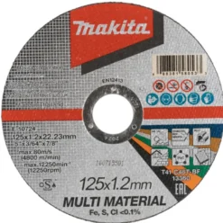 Makita kapskiva 125x1,2mm multi
